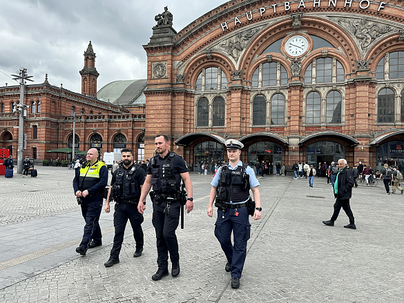 Quattrostreife am Bremer Hauptbahnhof